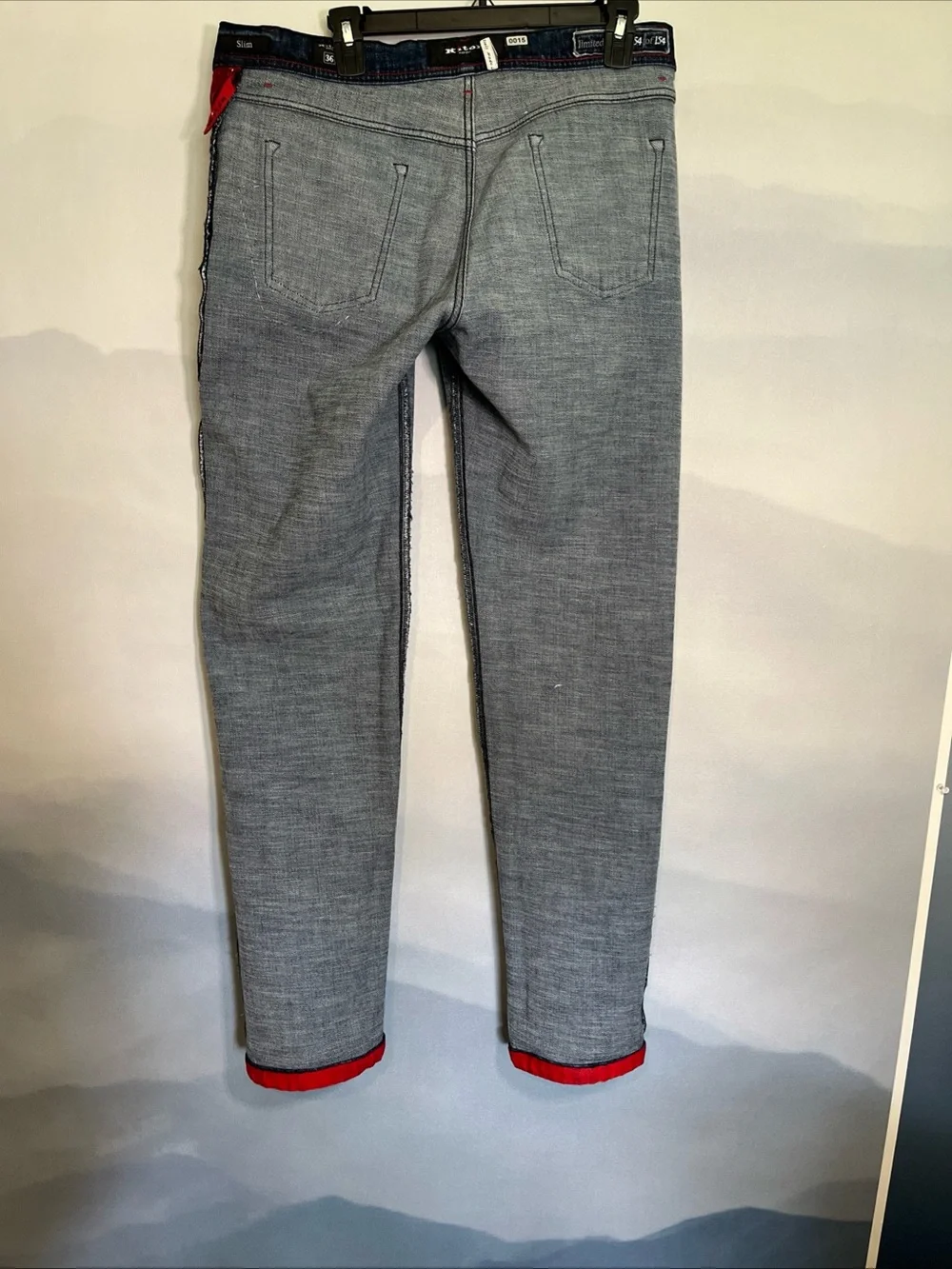 Kiton Napoli Limited Edition Mens jeans 36 Slim inseam 32. Made in Italy